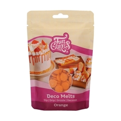 FunCakes Deco Melts poleva  ORANŽOVÁ (250 g) 