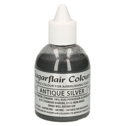 Sugarflair Airbrush Coloring -Antique Silver 60ml