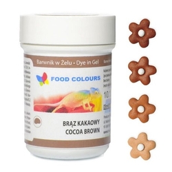 Gelová barva Food Colours (Cocoa Brown) tělová 35g