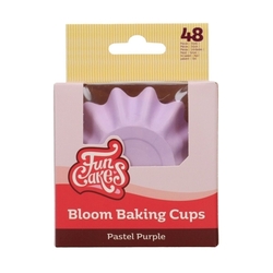 FunCakes košíčky Bloom - pastelově fialové(48ks)