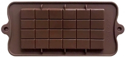 Silikonová forma na domácí tabulku čokolády